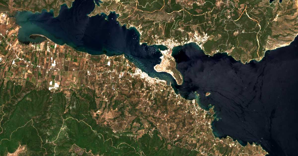 Сателитска карта на Galatás