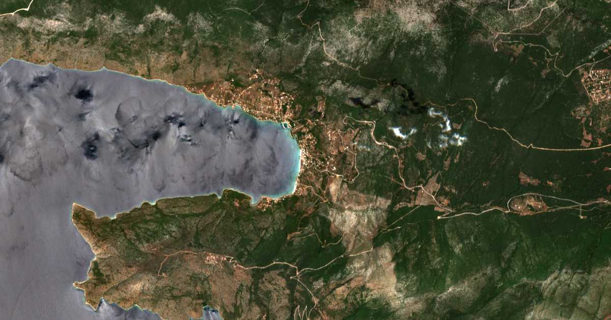 Сателитска карта на Aigósthena