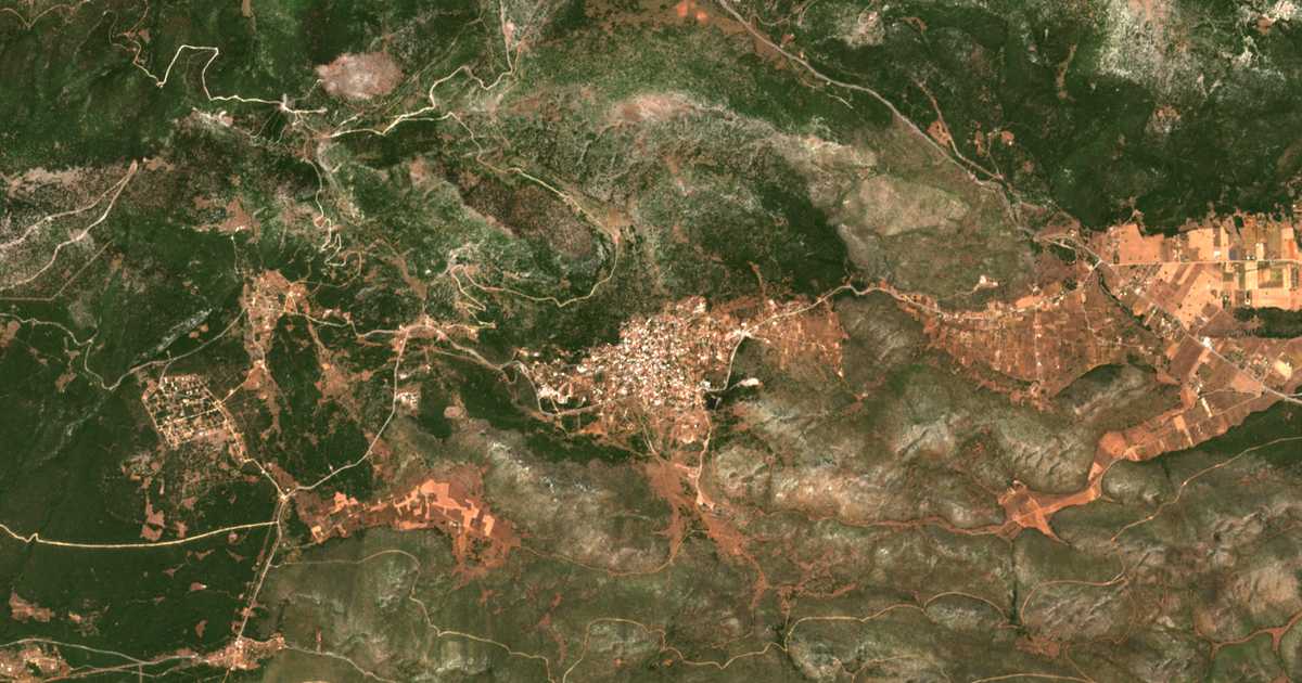 Сателитска карта на Vília