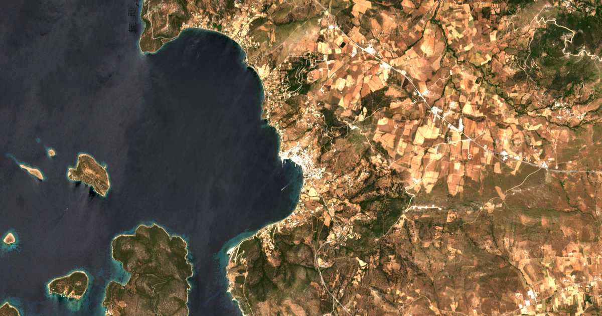 Сателитска карта на Marmárion