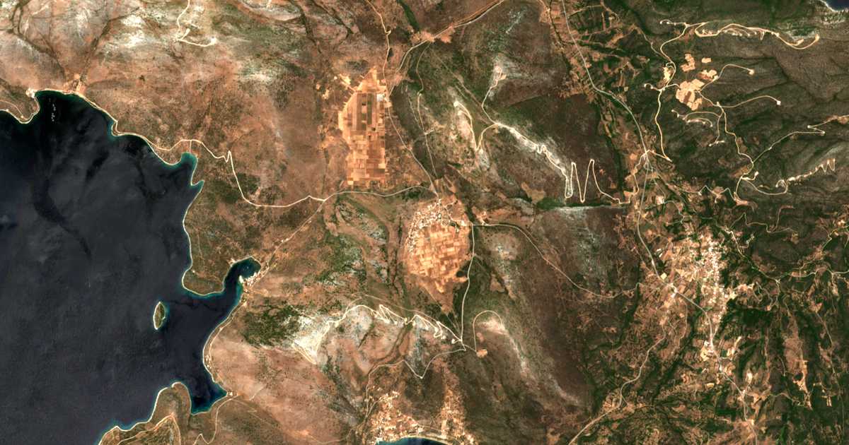 Сателитска карта на Argyrón