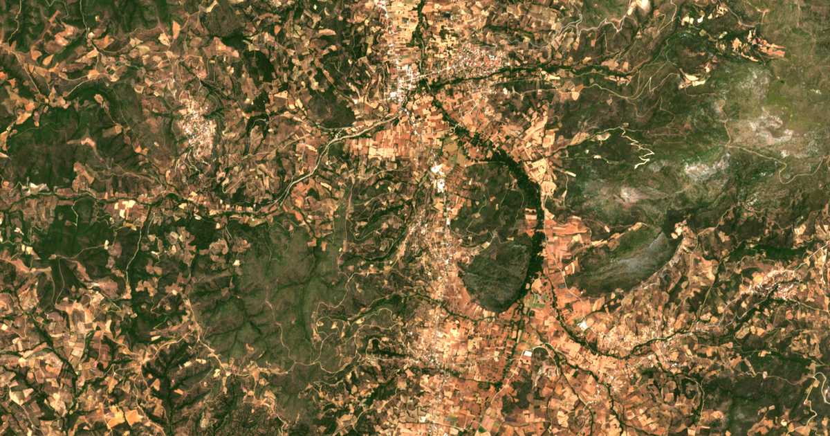 Сателитска карта на Lofískos