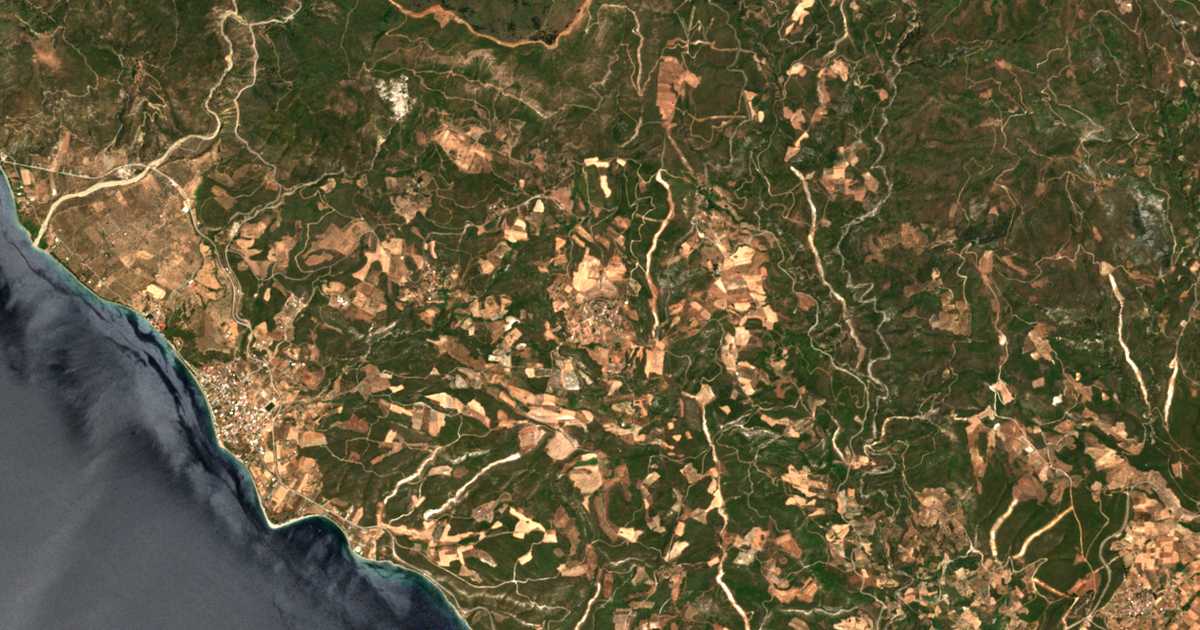 Сателитска карта на Damiá