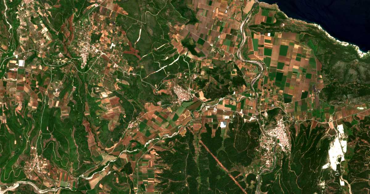 Сателитска карта на Kírinthos