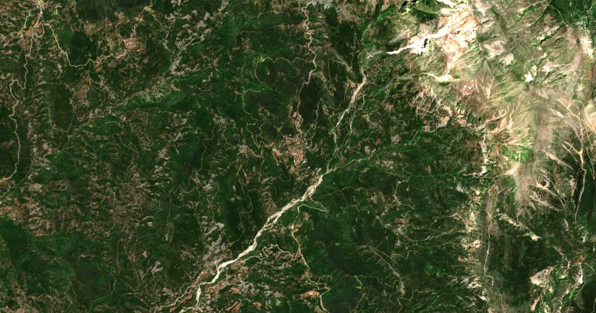 Сателитска карта на Granítsa