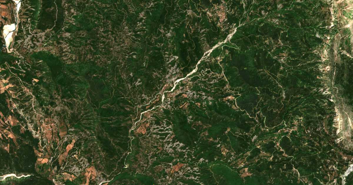 Сателитска карта на Káto Potamiá