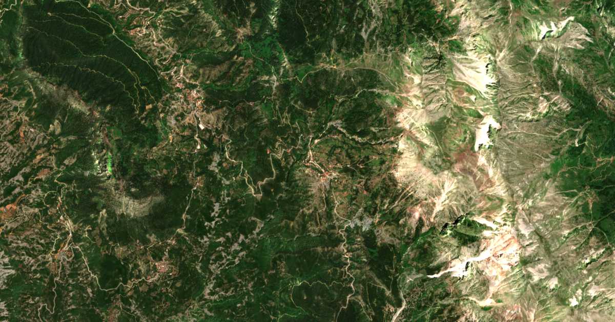Сателитска карта на Lithochórion