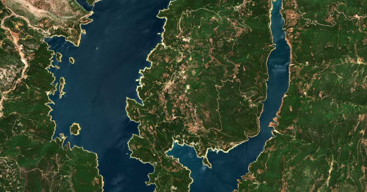Сателитска карта на Tripótamon