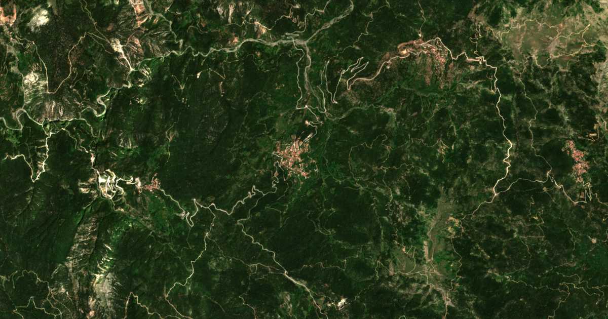Сателитска карта на Domnísta