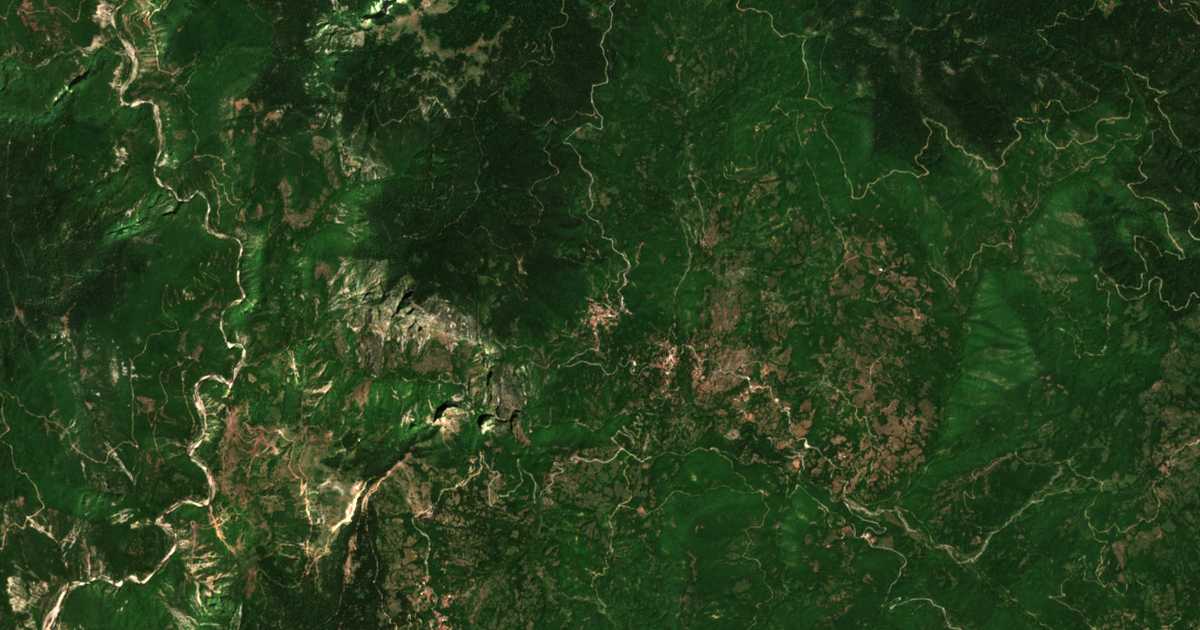 Сателитска карта на Kleistón