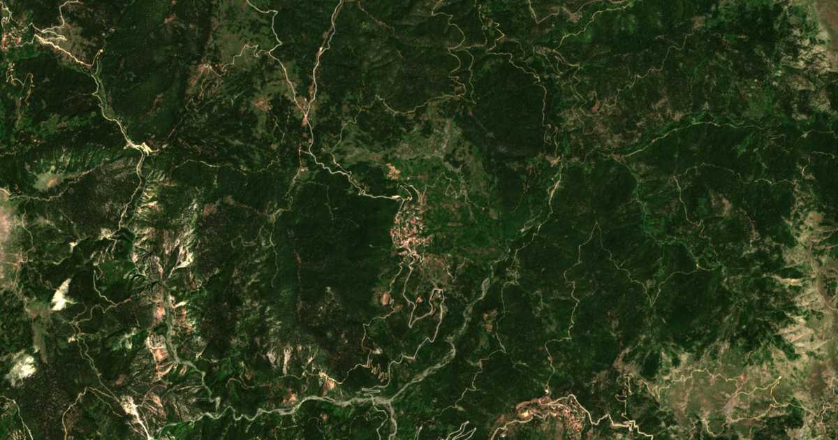 Сателитска карта на Kríkellon