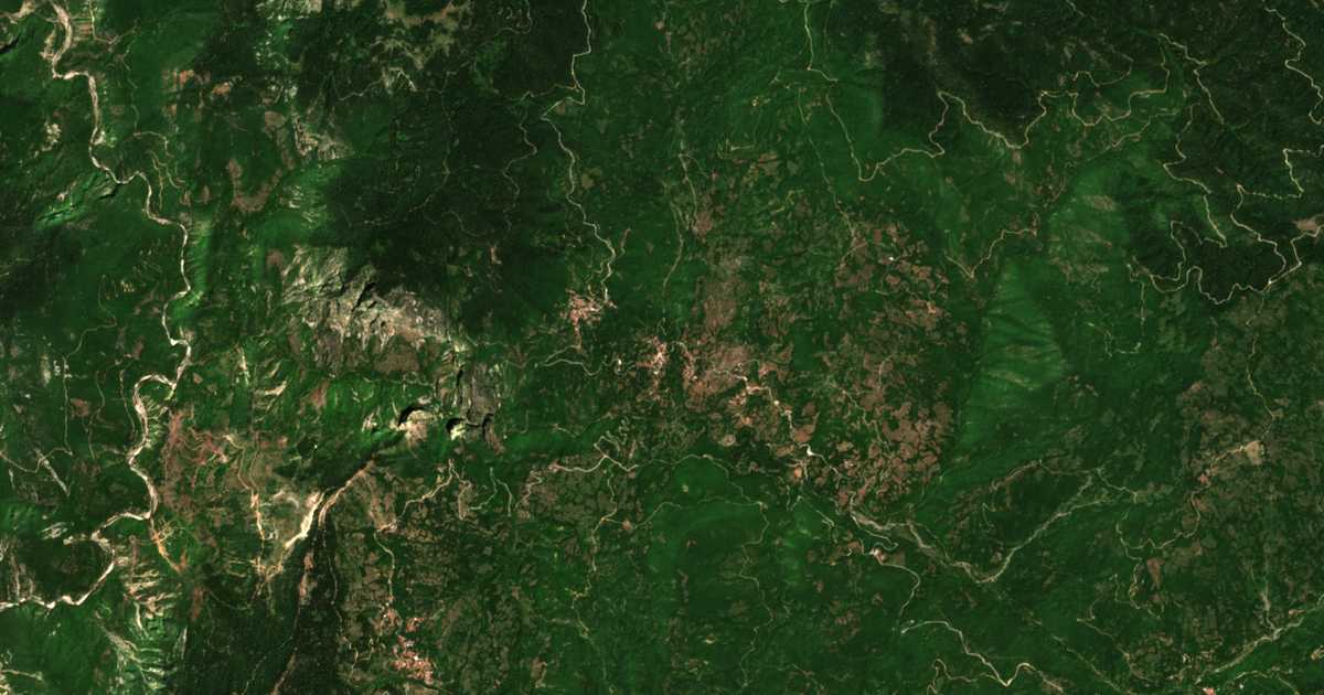 Сателитска карта на Mesochórion