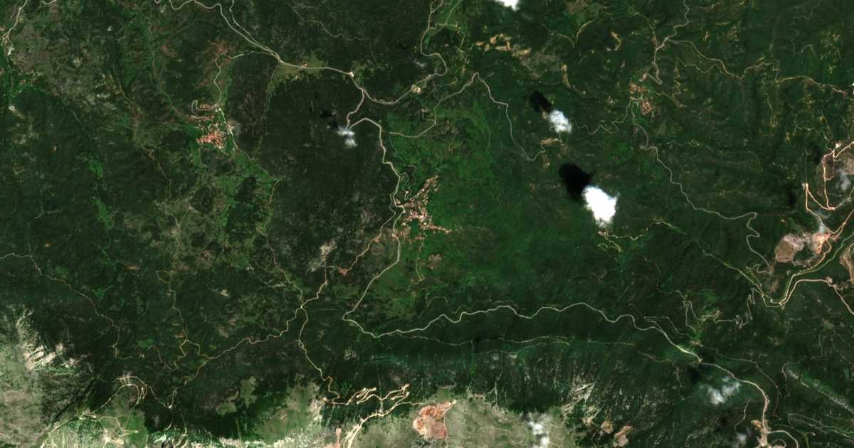 Сателитска карта на Kaloskopí