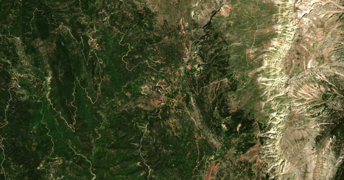 Сателитска карта на Dáfnos