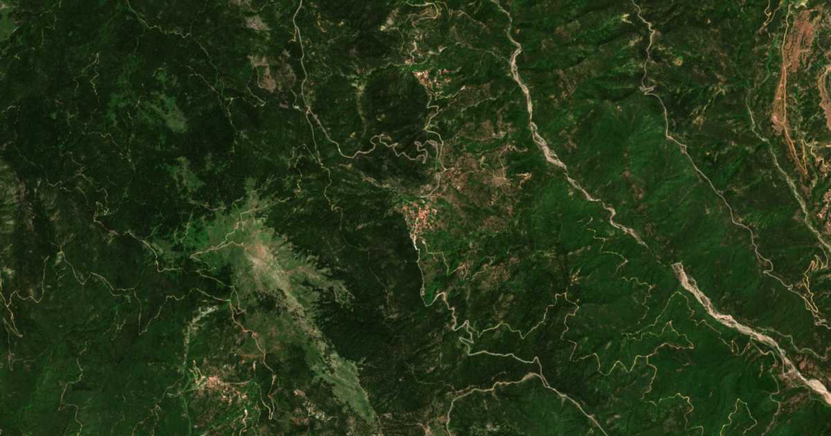 Сателитска карта на Pentagioí
