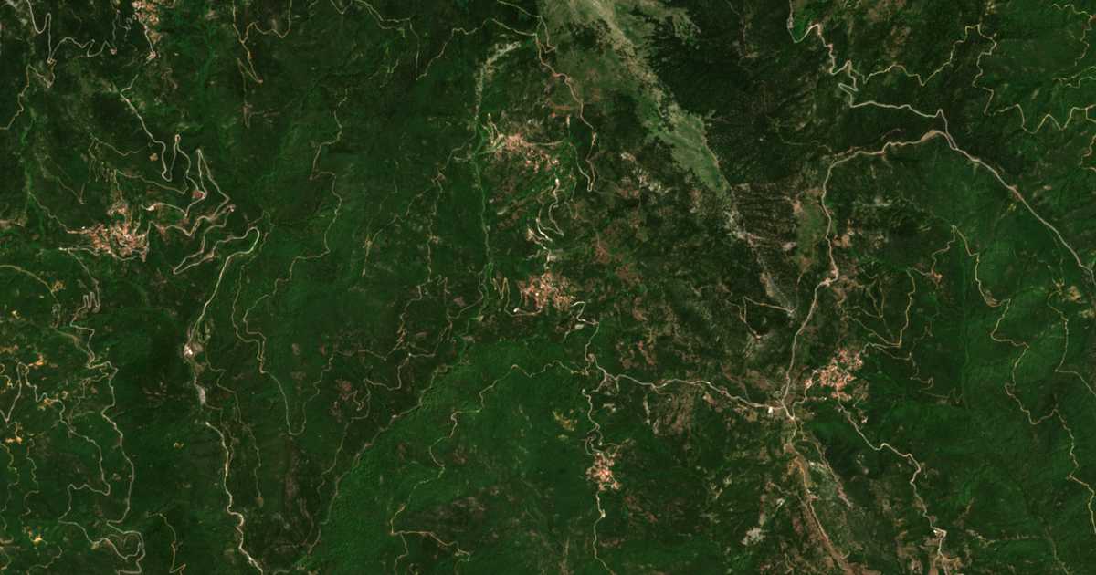 Сателитска карта на Zoriános