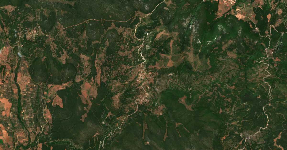 Сателитска карта на Xylikoí