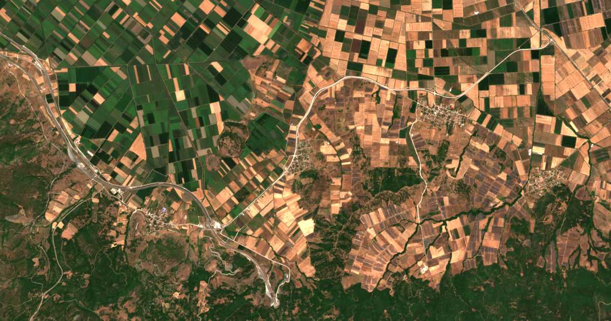 Сателитска карта на Koromiléa