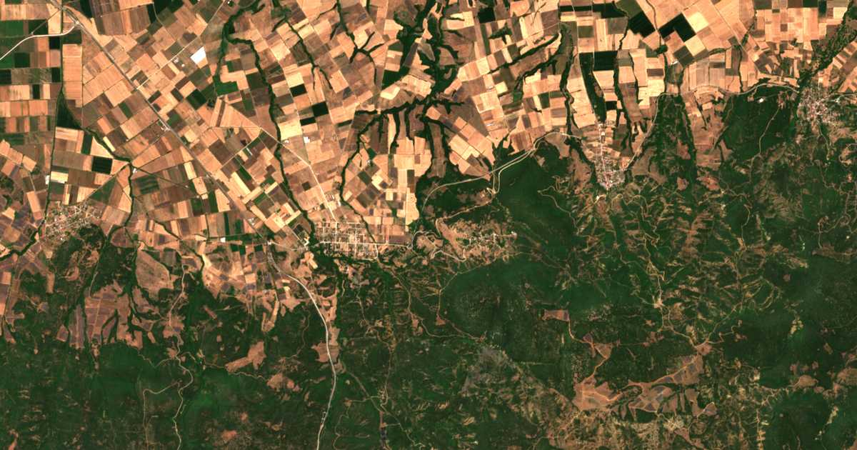 Сателитска карта на Néos Palamás