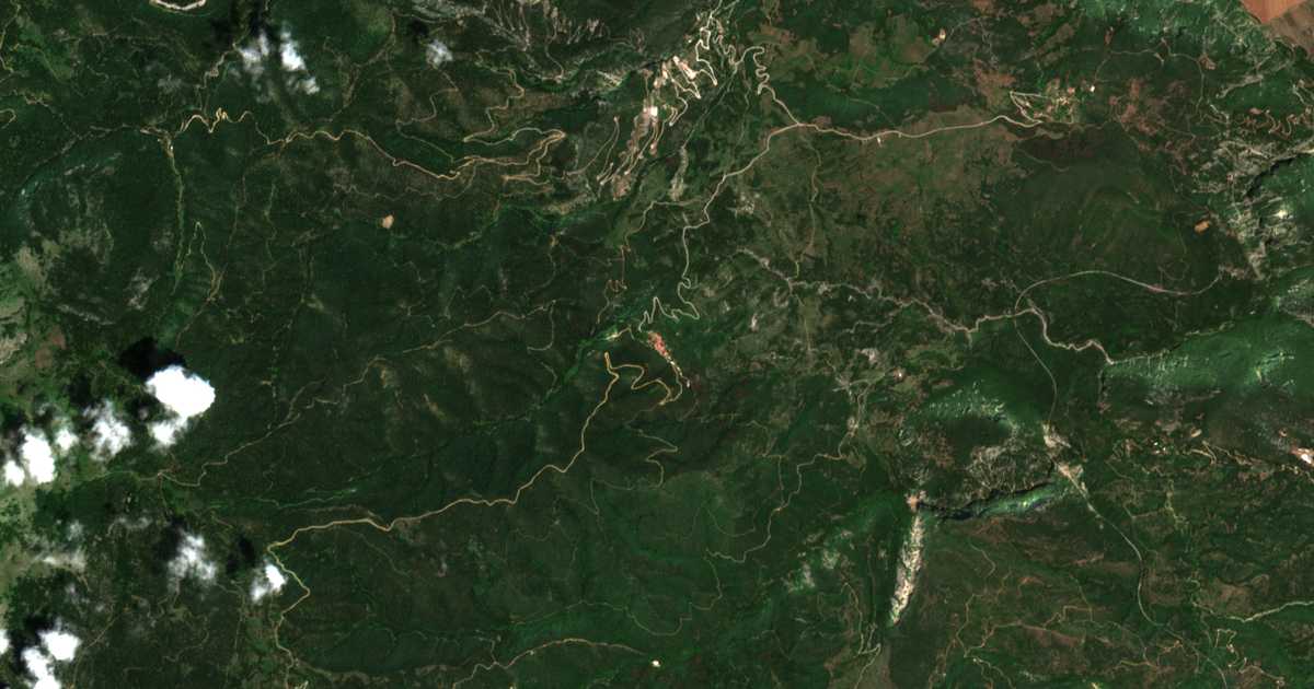 Сателитска карта на Koumarítsion