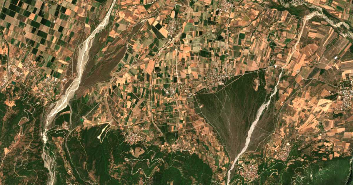 Сателитска карта на Vasiliká
