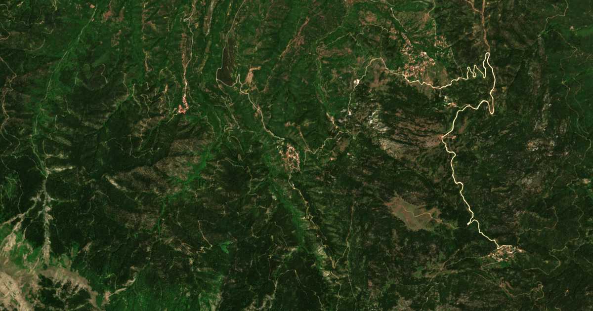 Сателитска карта на Kolokythiá