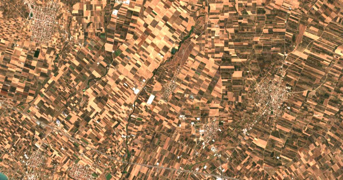 Сателитска карта на Метох Зограф