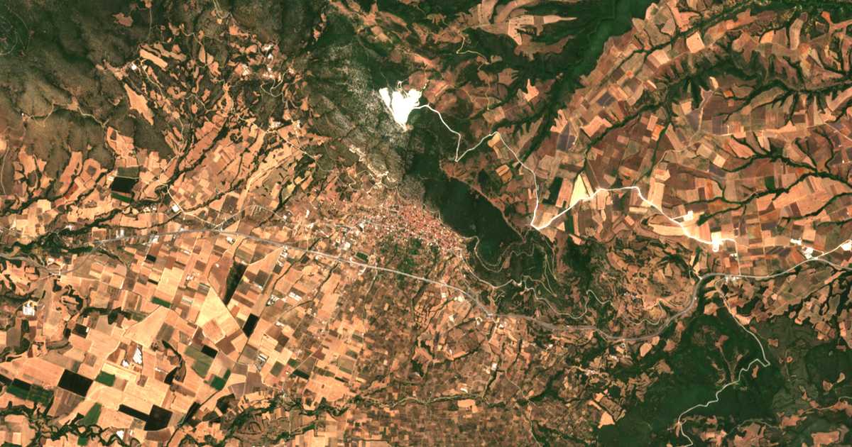 Сателитска карта на Галачишта