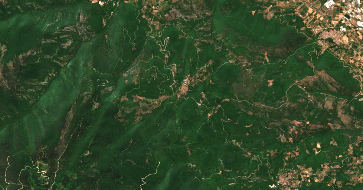 Сателитска карта на Аркудохор
