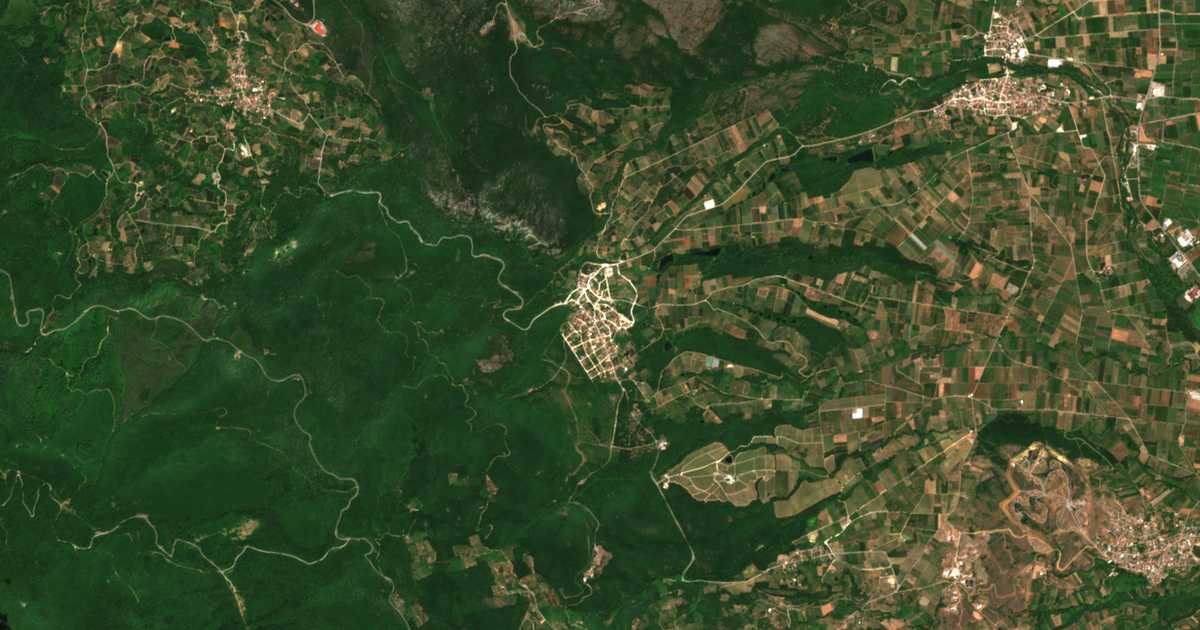 Сателитска карта на Јанаково