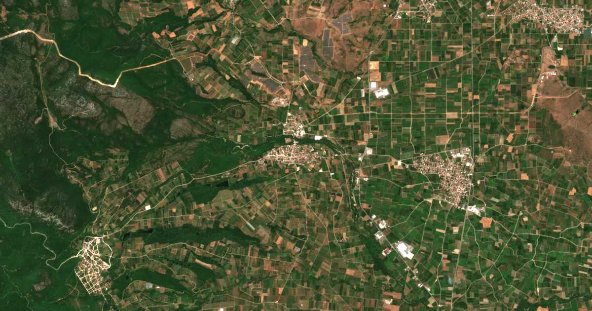 Сателитска карта на Цармариново