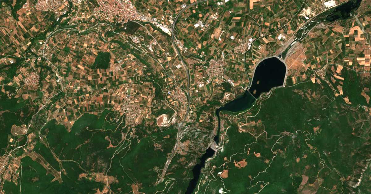Сателитска карта на Асамати