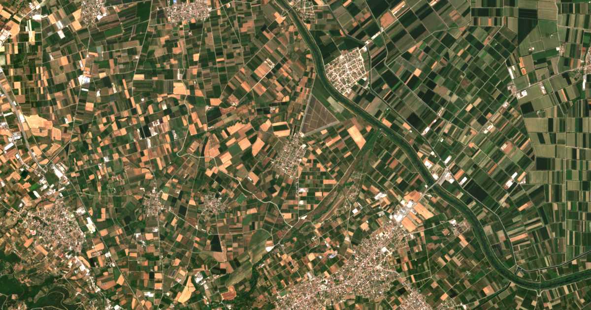 Сателитска карта на Нова Луковица
