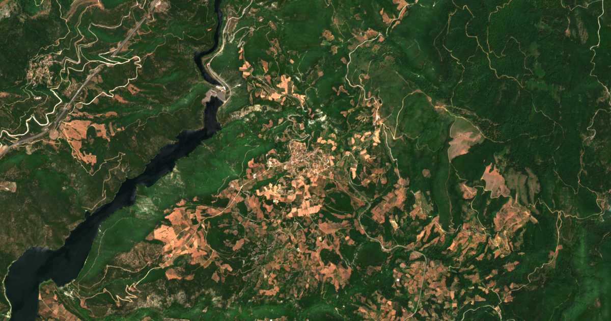 Сателитска карта на Восово