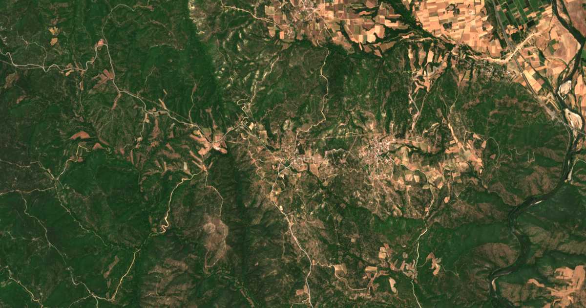 Сателитска карта на Мајадаг