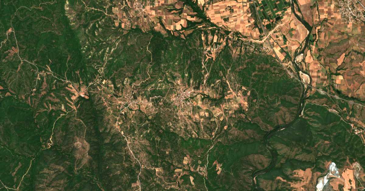 Сателитска карта на Карасинанци