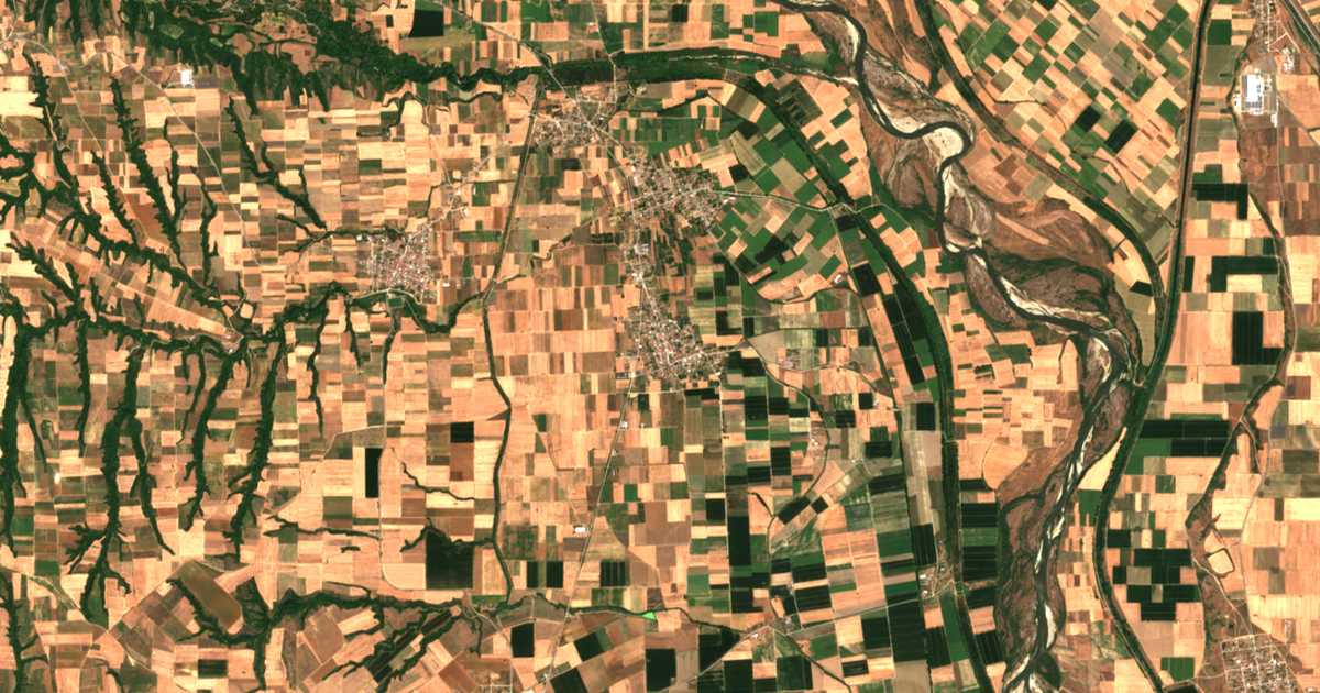 Сателитска карта на Оризарци