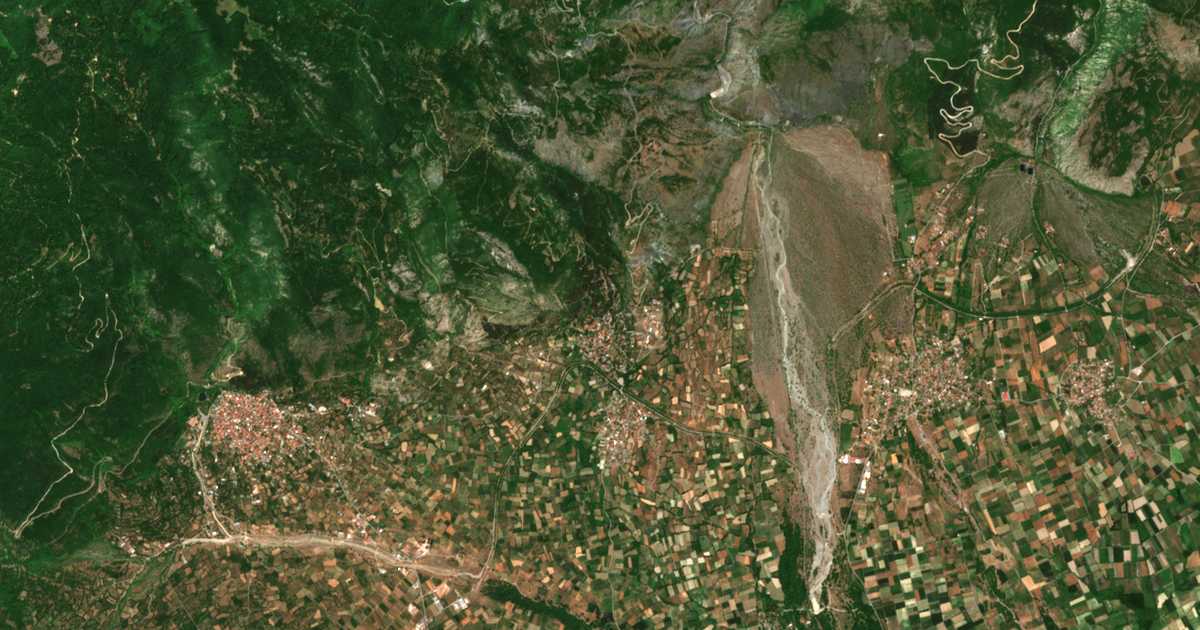 Сателитска карта на Црнешево