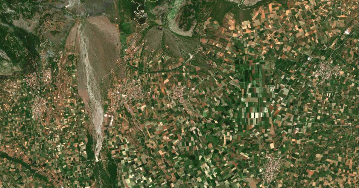 Сателитска карта на Невор