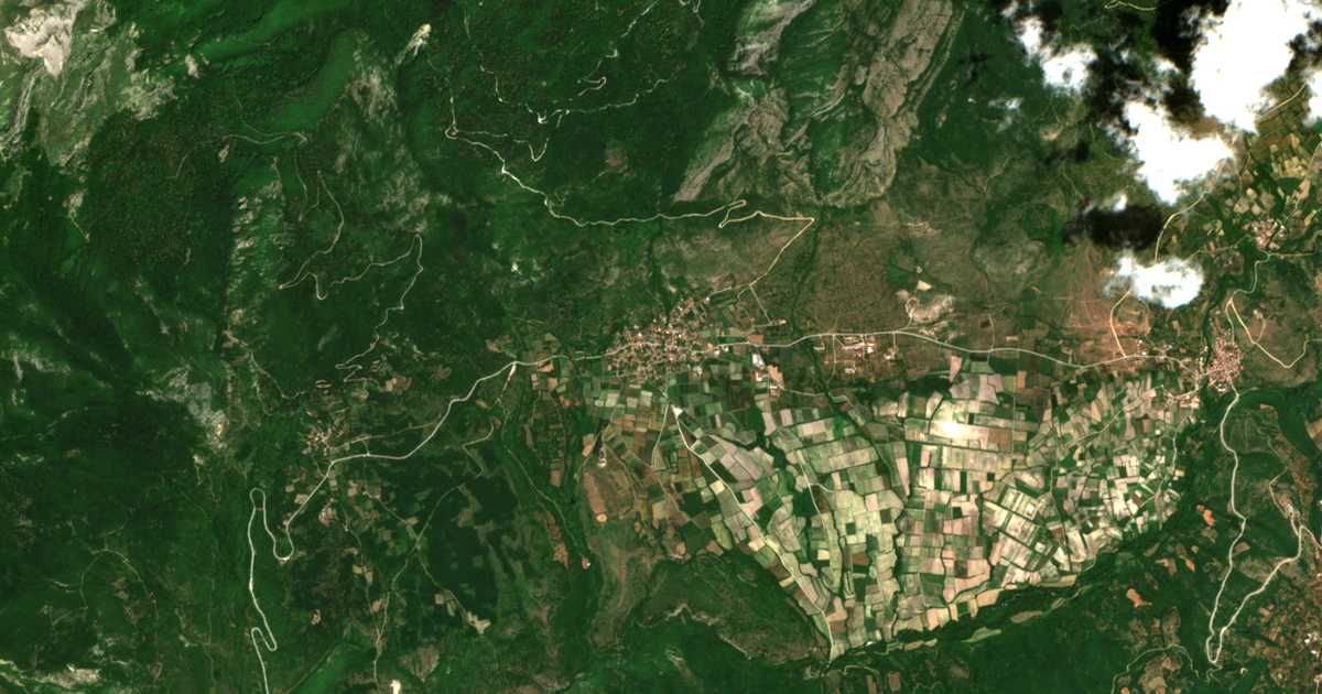 Сателитска карта на Ноти