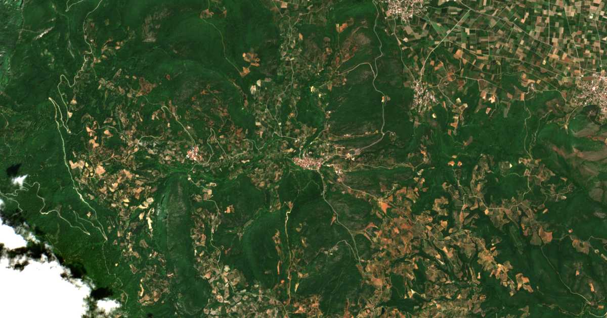Сателитска карта на Саракиново