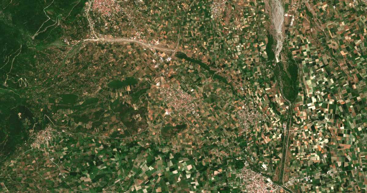 Сателитска карта на Преб’диште