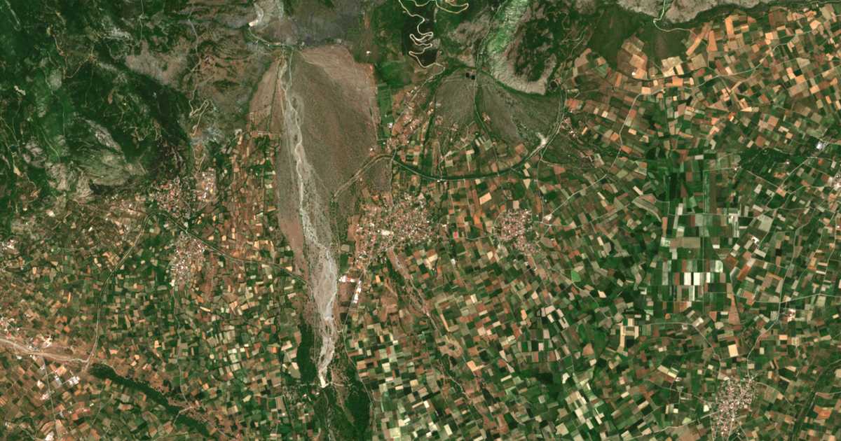 Сателитска карта на Северјани