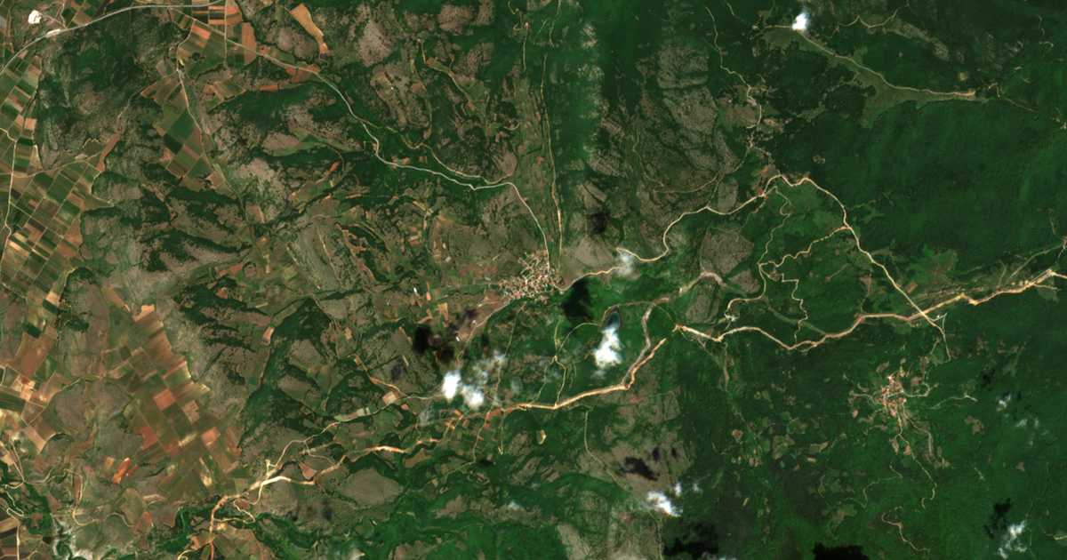 Сателитска карта на Долно Граматиково