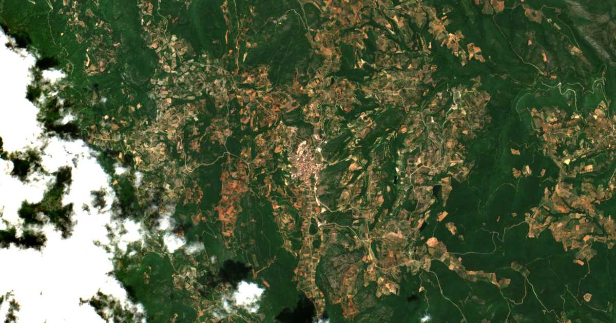 Сателитска карта на Кронцелево