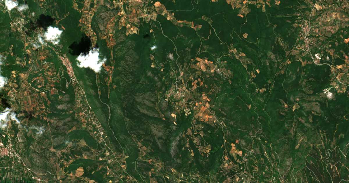 Сателитска карта на Волкојанево