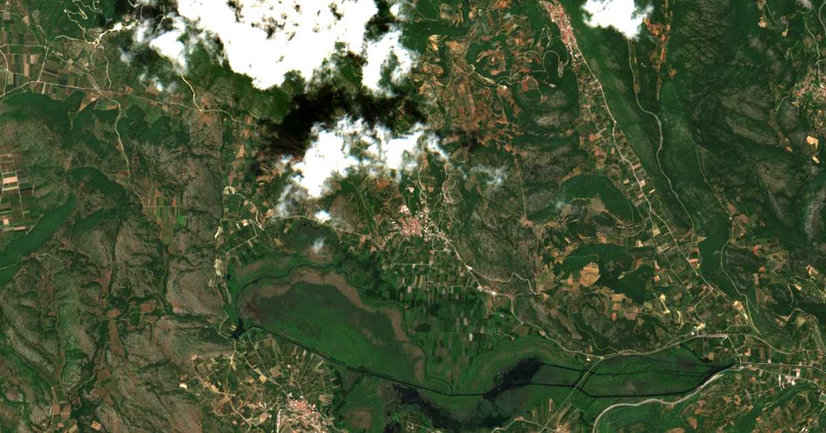 Сателитска карта на Нисија
