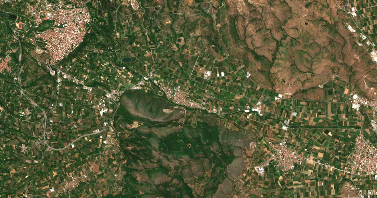 Сателитска карта на Оризари