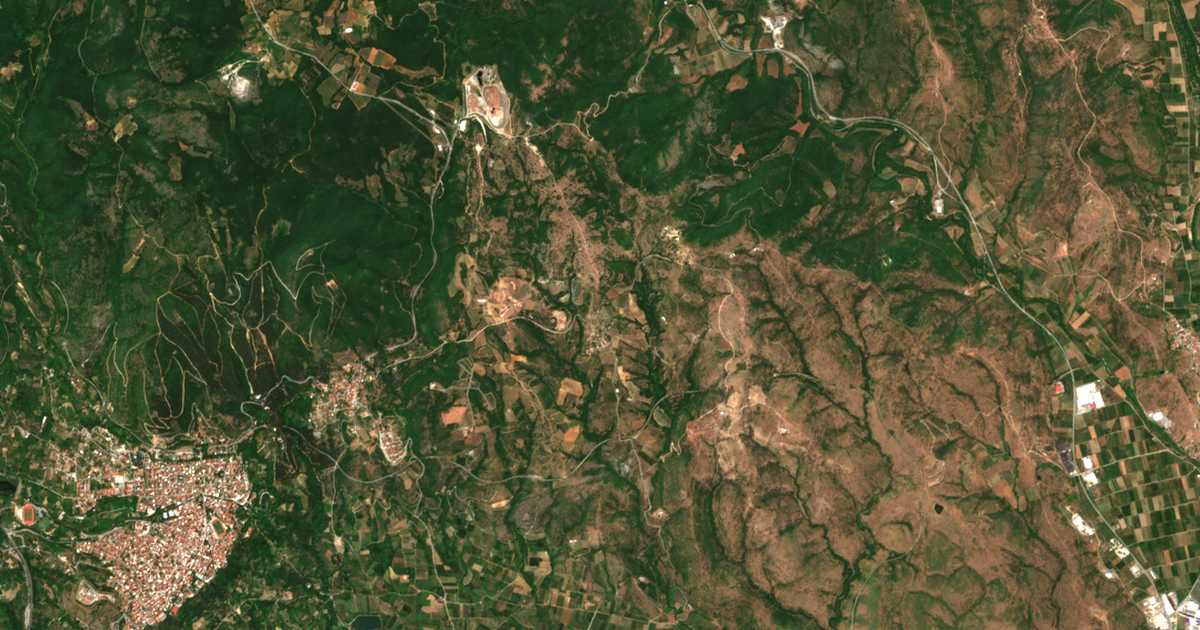 Сателитска карта на Самар