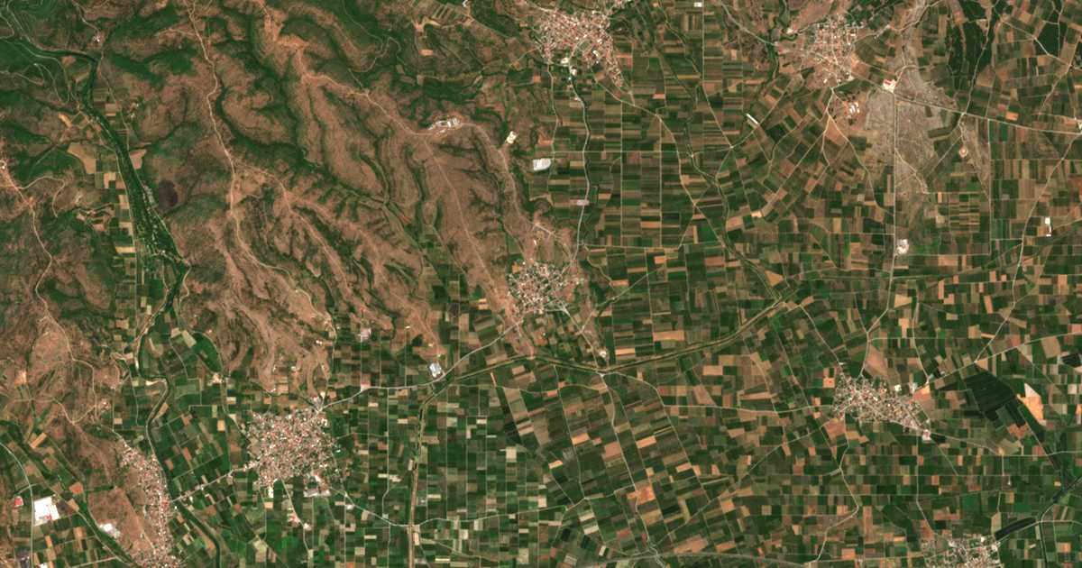 Сателитска карта на Недирчево